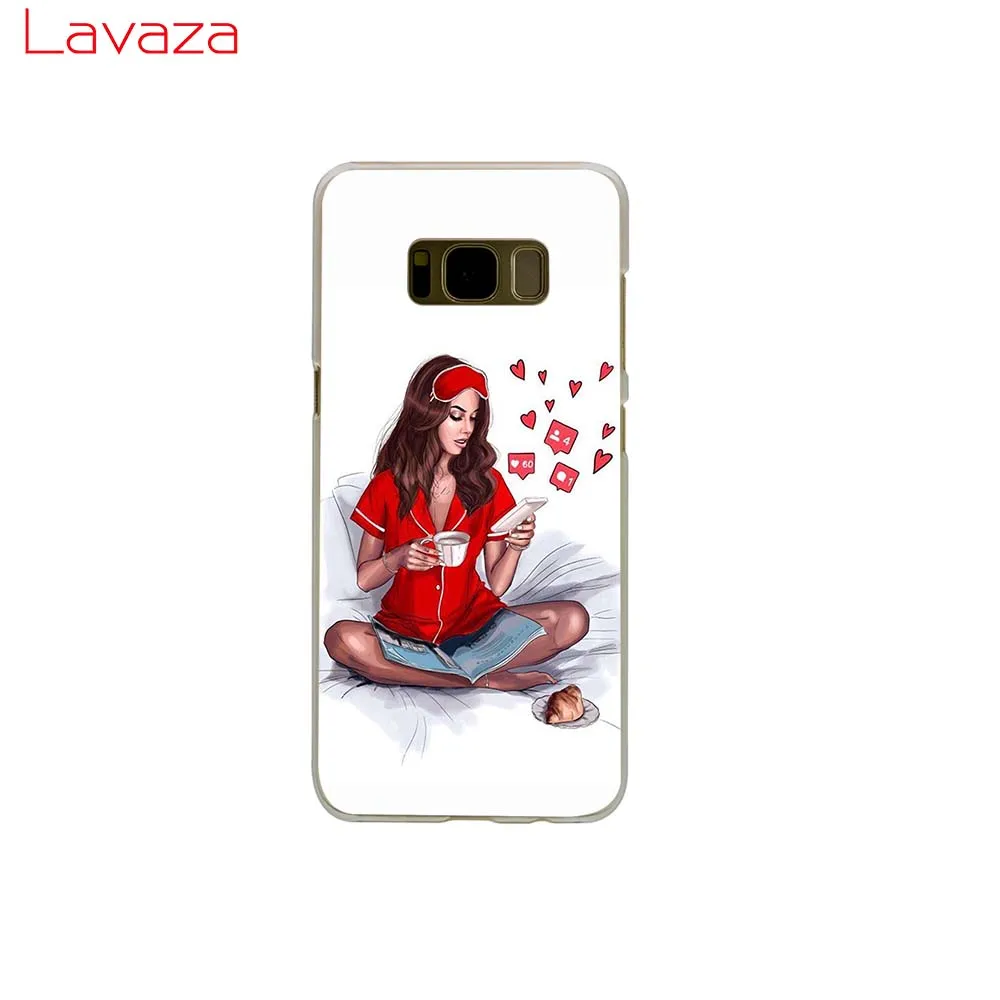 Модный жесткий чехол для телефона Lavaza с черными и коричневыми волосами Samsung Galaxy A10