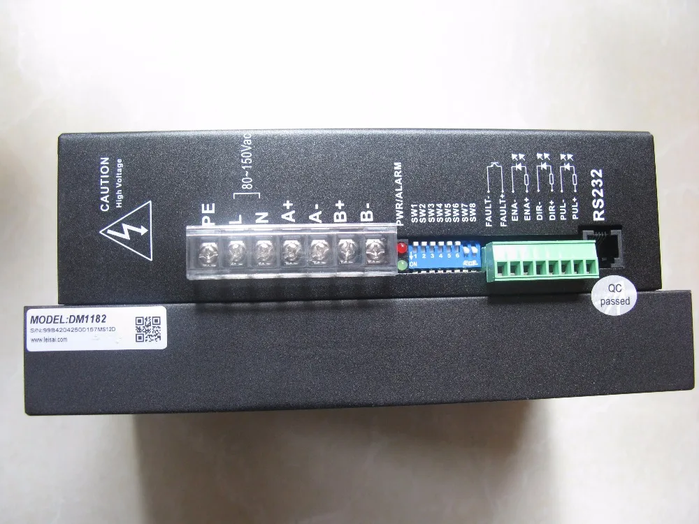 Dm1182 Leadshine цифровой microstep водитель ЧПУ шагового привода 2 ФАЗА 2.2 ~ 8.2a 60 130vac