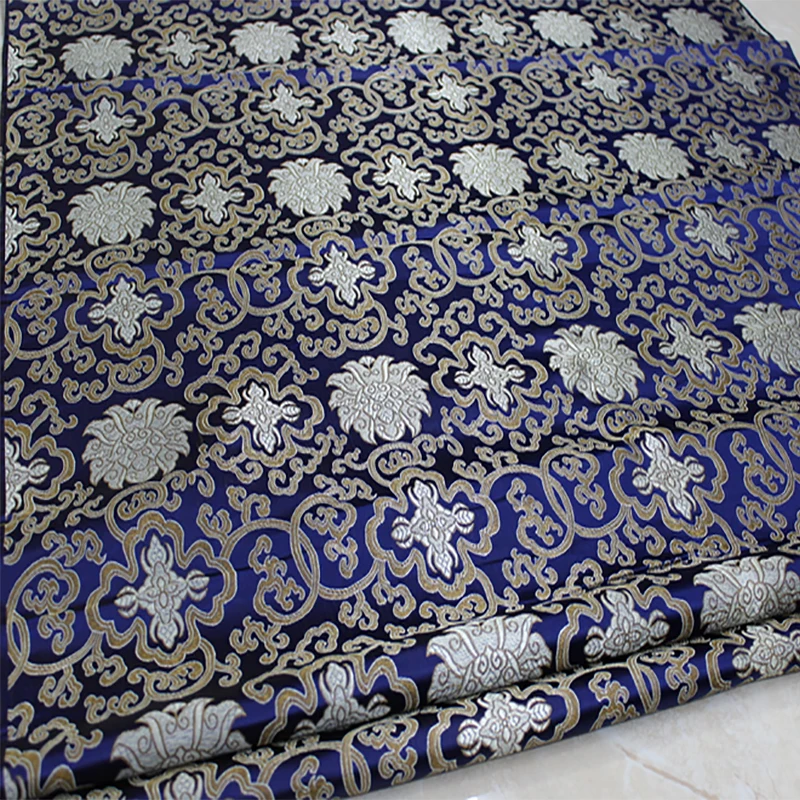 High quality yard dyed jacquard tapestry satin 3D brocade fabric for dress cushion cover curtain patchwork 90x100cm | Дом и сад