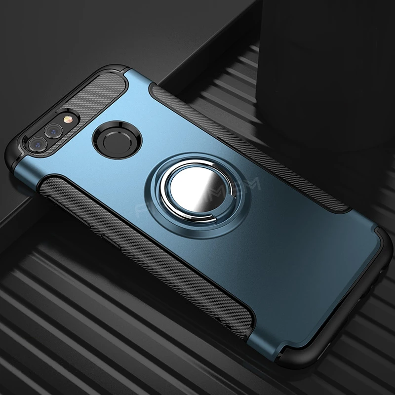 ZQ 360 чехол для телефона с кольцом-держателем для huawei nova 2 2s 2i plus 3e nova 2 nova 2s nova 2i Магнитный чехол-подставка для автомобиля из ТПУ и силикона - Цвет: ZQ