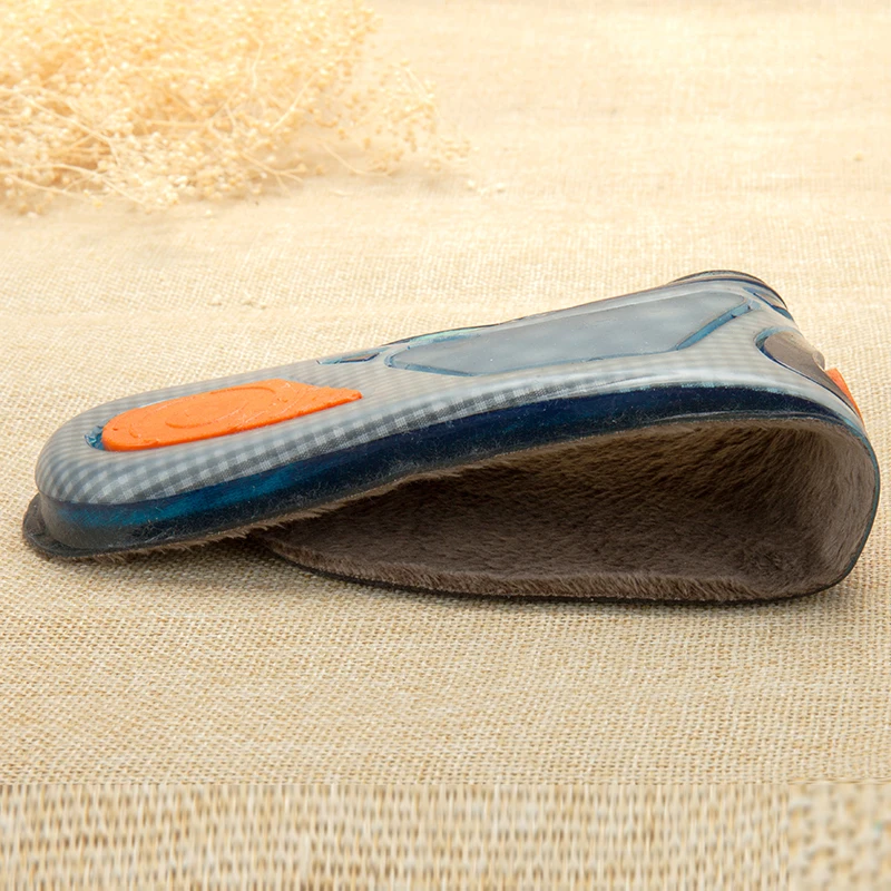 Gel insoles winter thick velvet warm insoles imitation wool insoles sweat-absorbant breathable thermal insoles