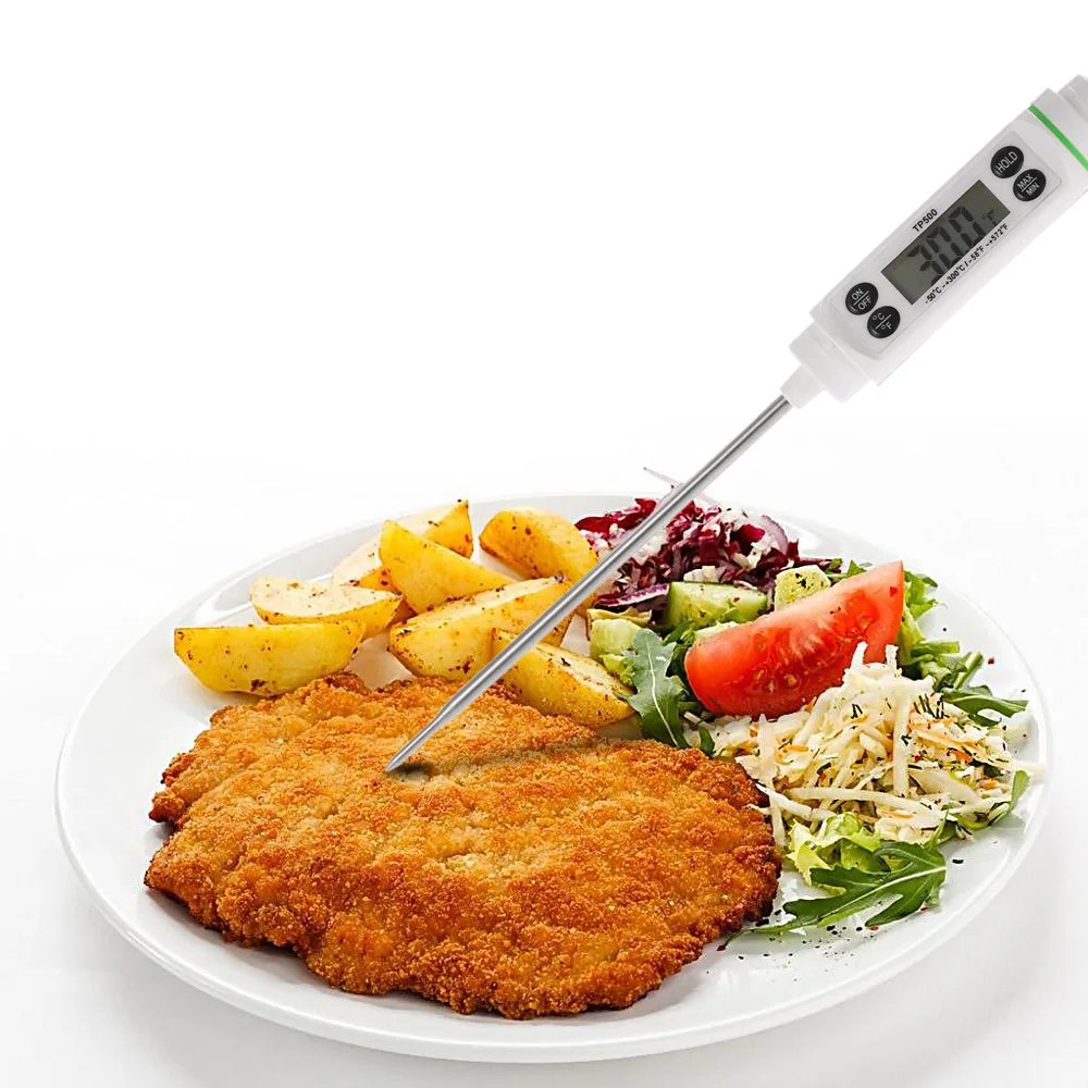 Пищевой термометр с ЖК-дисплеем пирометр измеритель температуры для барбекю