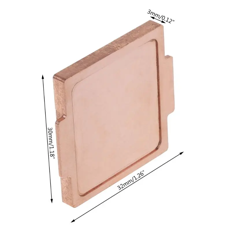 1 Pc CPU Pure Copper Cover IHS Cooling For 6700K 7700K 8700K 115x Interface Protector High Speed | Компьютеры и офис