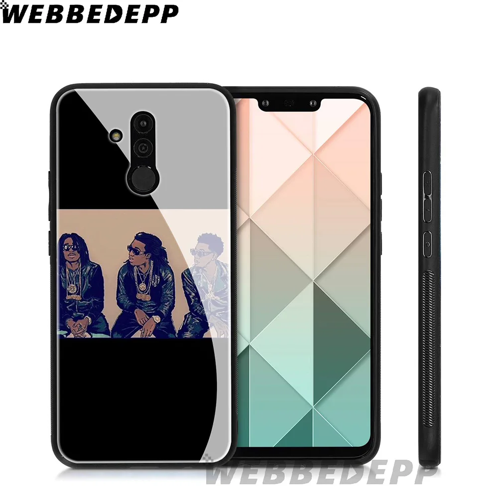 WEBBEDEPP чехол из закаленного стекла для Huawei Mate 20 P20 P10 P Smart 2019 2018 и Honor 10 9 8X 7A Lite Pro |