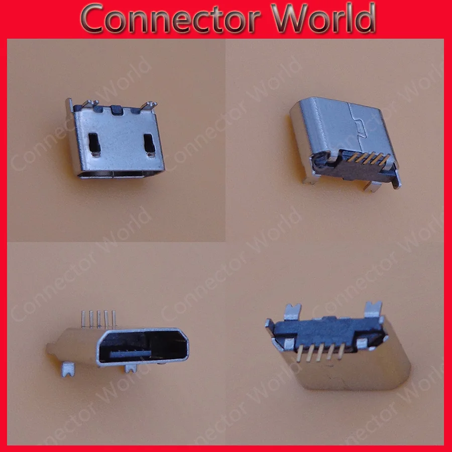 5 100 шт./лот разъем Micro USB P контактный Mini задний порт зарядки док станция гнездо|socket