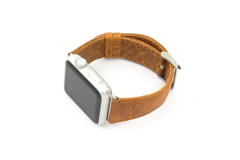 URVOI ремешок для apple watch ручной работы винтажный из натуральной кожи crazy horse iwatch с