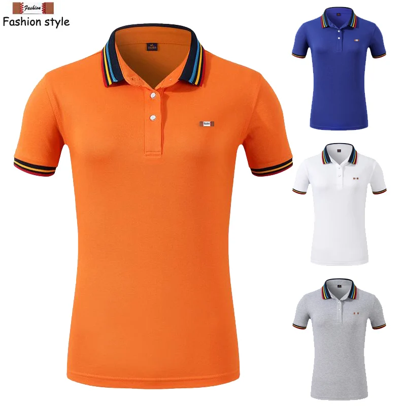 Высокое качество 2020 новые летние женские рубашки поло с коротким рукавом