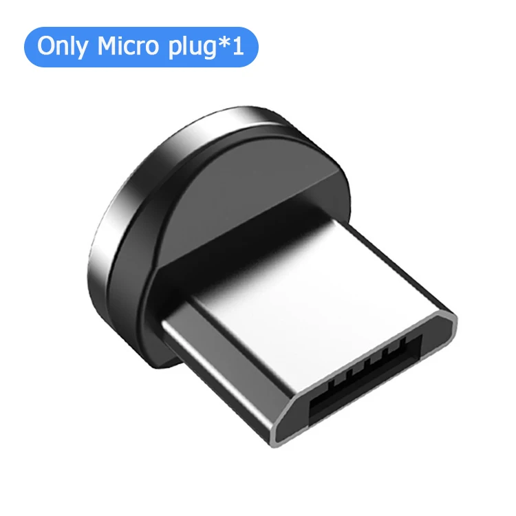 Only Micro Plug 90 градусов Micro Usb type C Магнитный кабель Usb-C type-C зарядный провод шнур для samsung Galaxy A8s A3 A5 A7 A8 A9 huawei Xiaomi - Цвет: Only Micro Plug