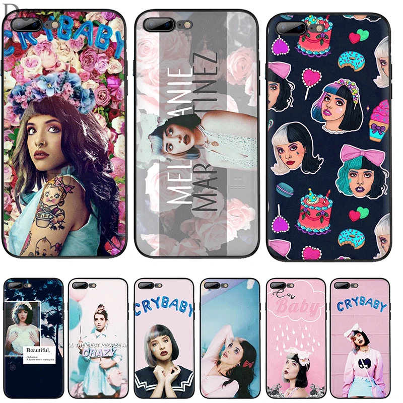 Черный мягкий ТПУ чехол Melanie Martinez Cry Baby для iPhone 11 Pro 5 5S SE 6 6s 7 8 Plus X XS XR Max