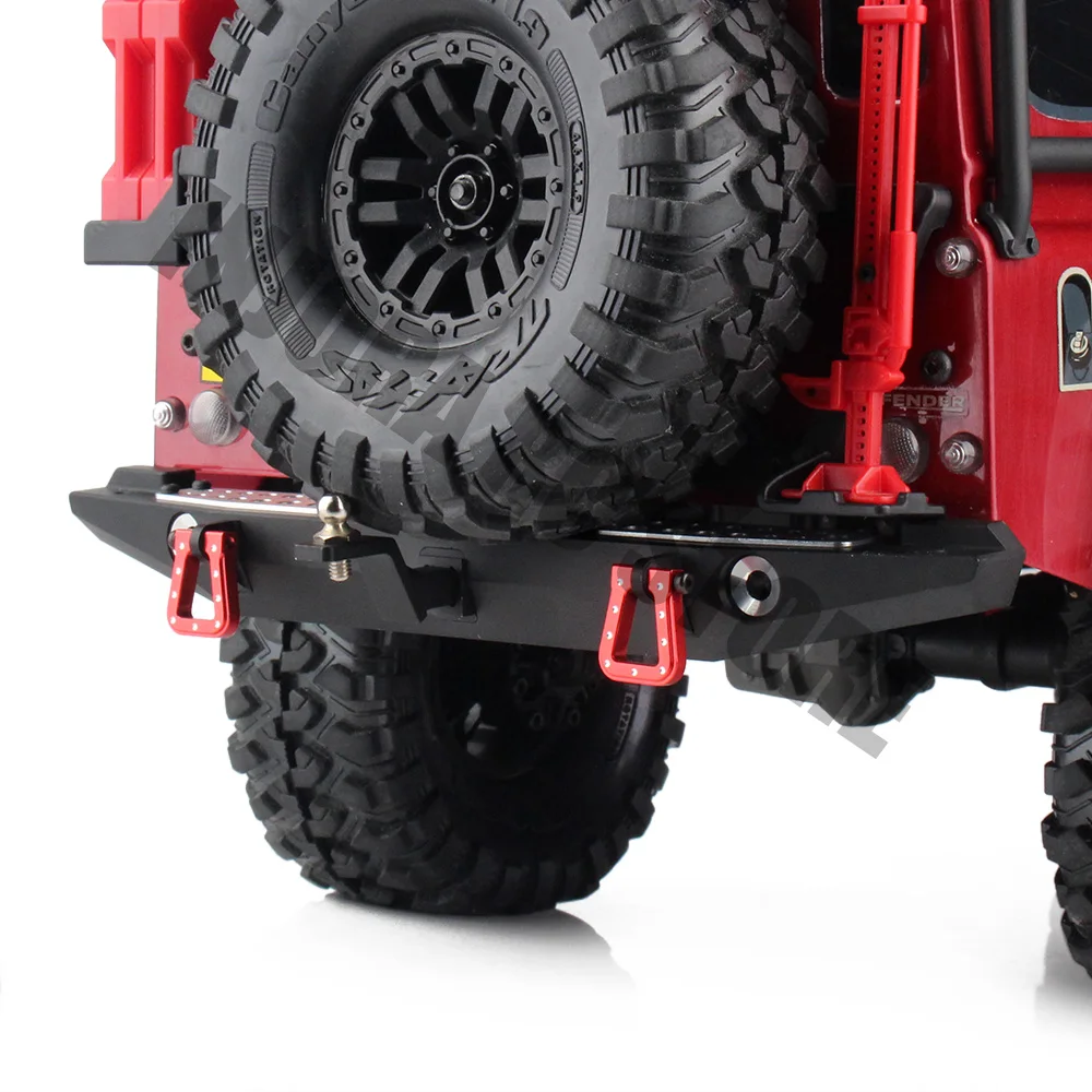 

1Pcs Metal Front/Rear Bumper with Led Light for TRAXXAS TRX4 Axial SCX10 90046 RC Crawler