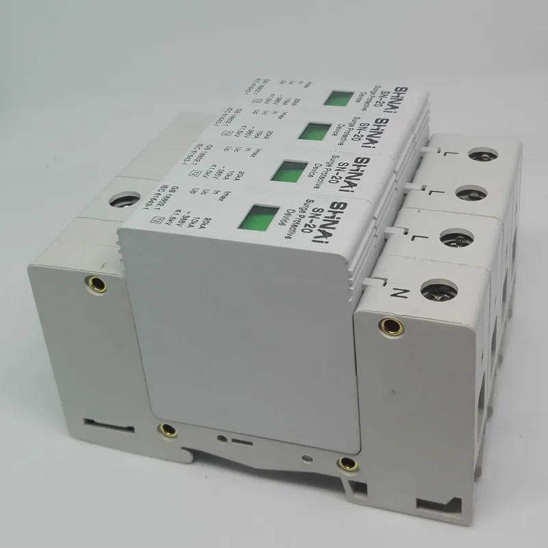 Устройство защиты от перенапряжения SPD 10KA-20KA 3P + N 4P электрический стабилизатор