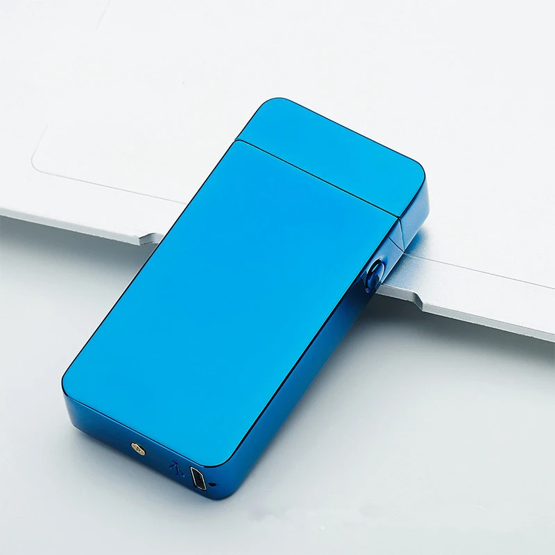 Electric Double Cross Arc Lighter USB Charging Electronic Pulse Flameless Windproof Smoking Cigarette Lighters Wholesale | Дом и сад