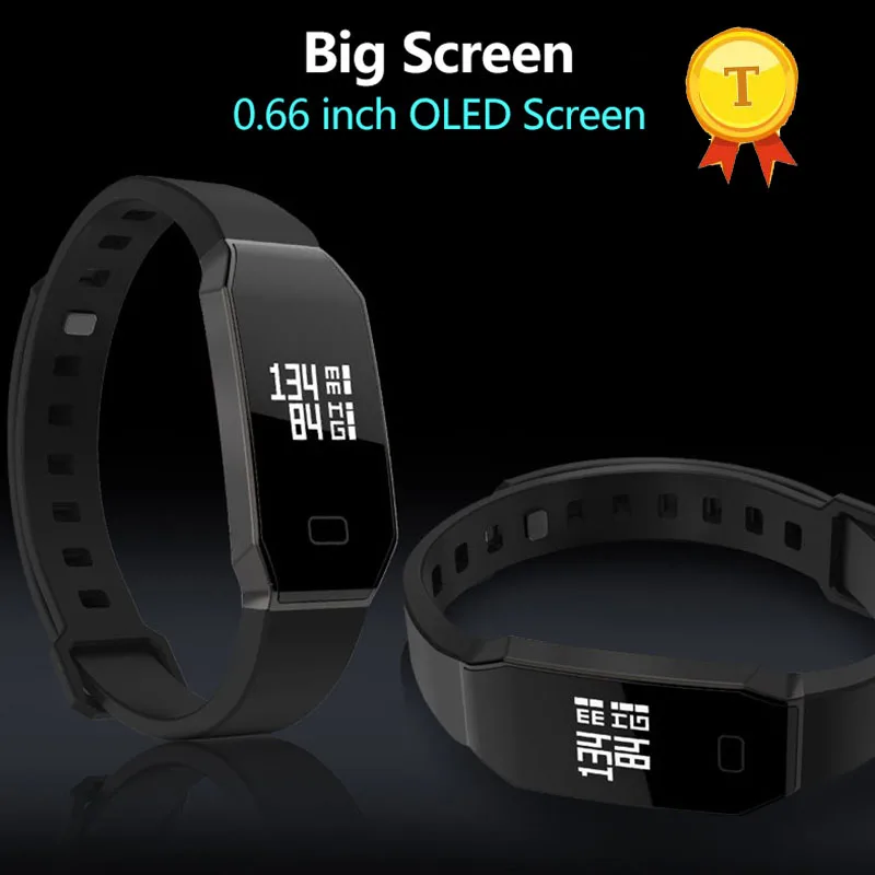 

IP67 OLED сенсорный экран Смарт-браслет монитор сердечного ритма кровяного давления время вызова SMS напоминание браслет для ios android