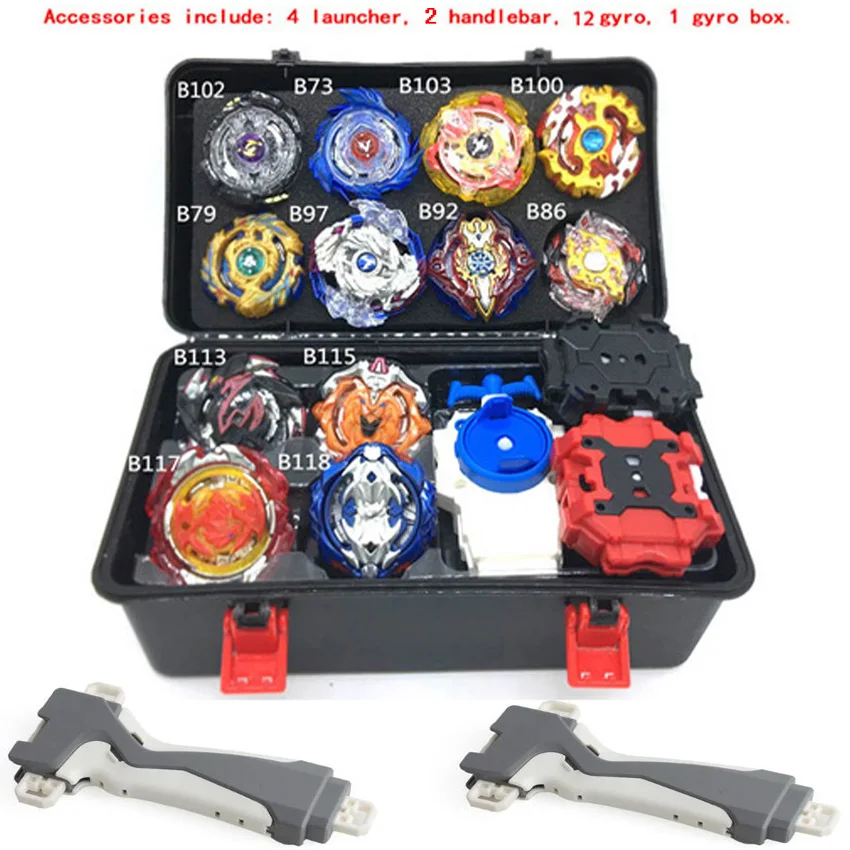 Набор топов пусковые установки Beyblade игрушки Toupie Металл God Burst волчок Bey Blade Blades игрушки bay blade bables