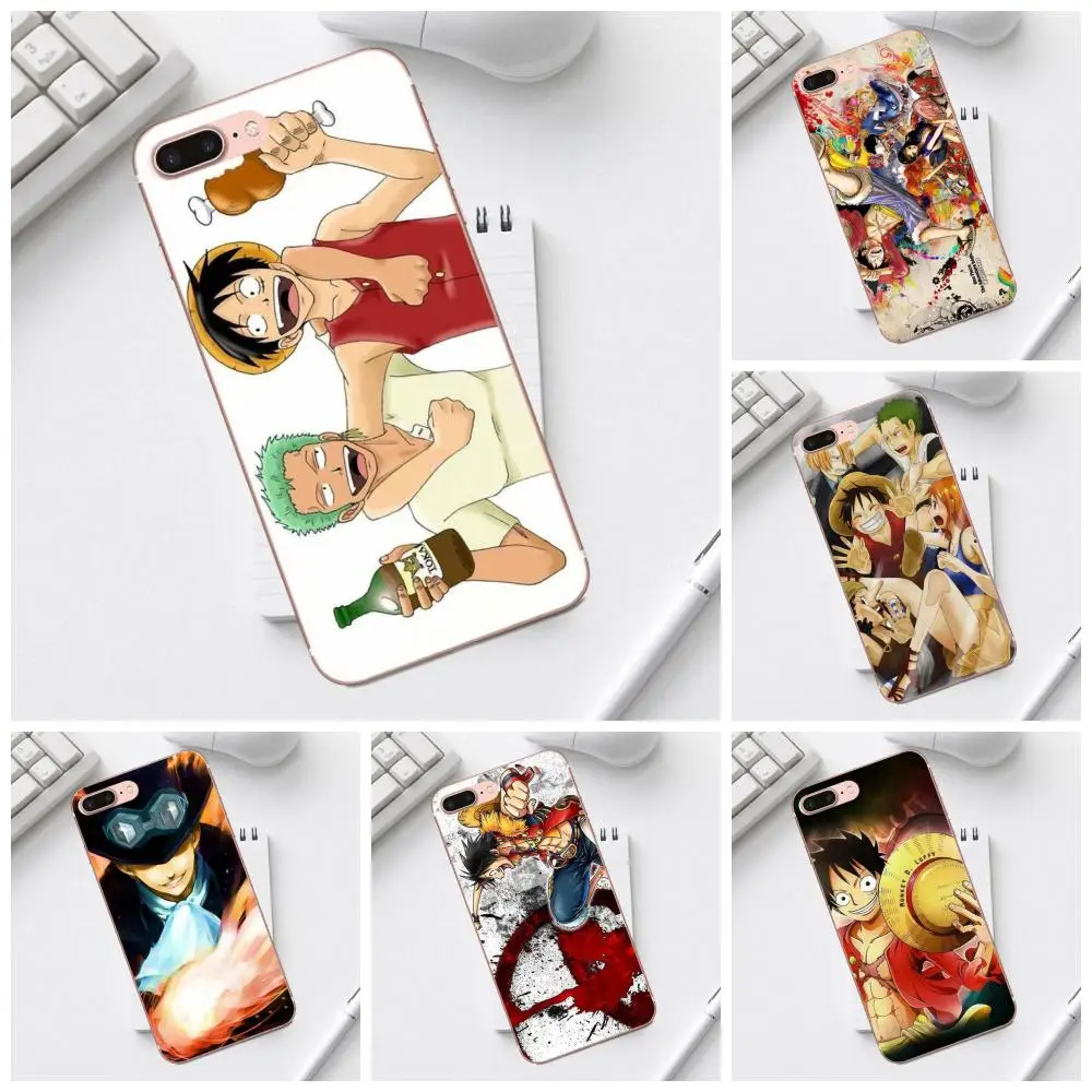 Qdowpz ТПУ чехол для iPhone 4 4S 5 5C SE 6 6S 7 8 Plus X XS Max XR Galaxy A3 A5 J1 J3 J5 J7 2017 Луффи ремень