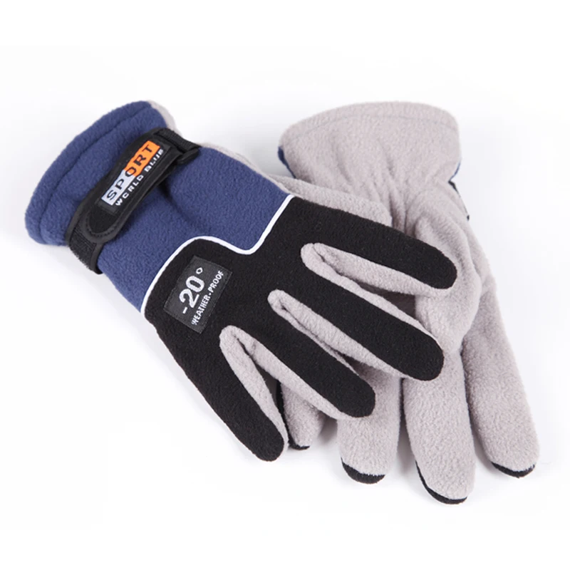 Зимние перчатки на полный палец, теплые флисовые термоперчатки для походов для мужчин и женщин, для спорта на открытом воздухе, для велоспорта, лыжных перчаток, 5 цветов