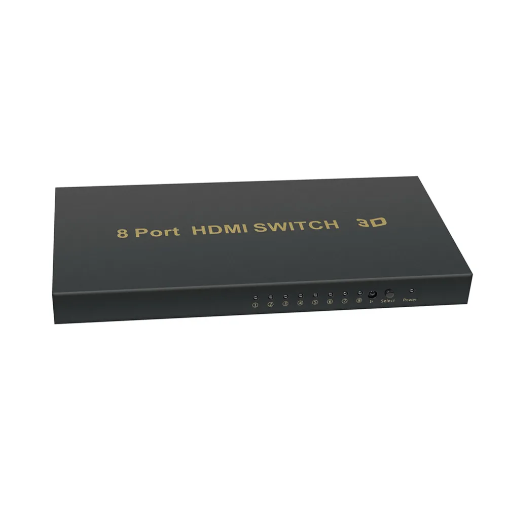 Переключатель HDMI 8 входов и 1 выход видео KVM устройство переключения для