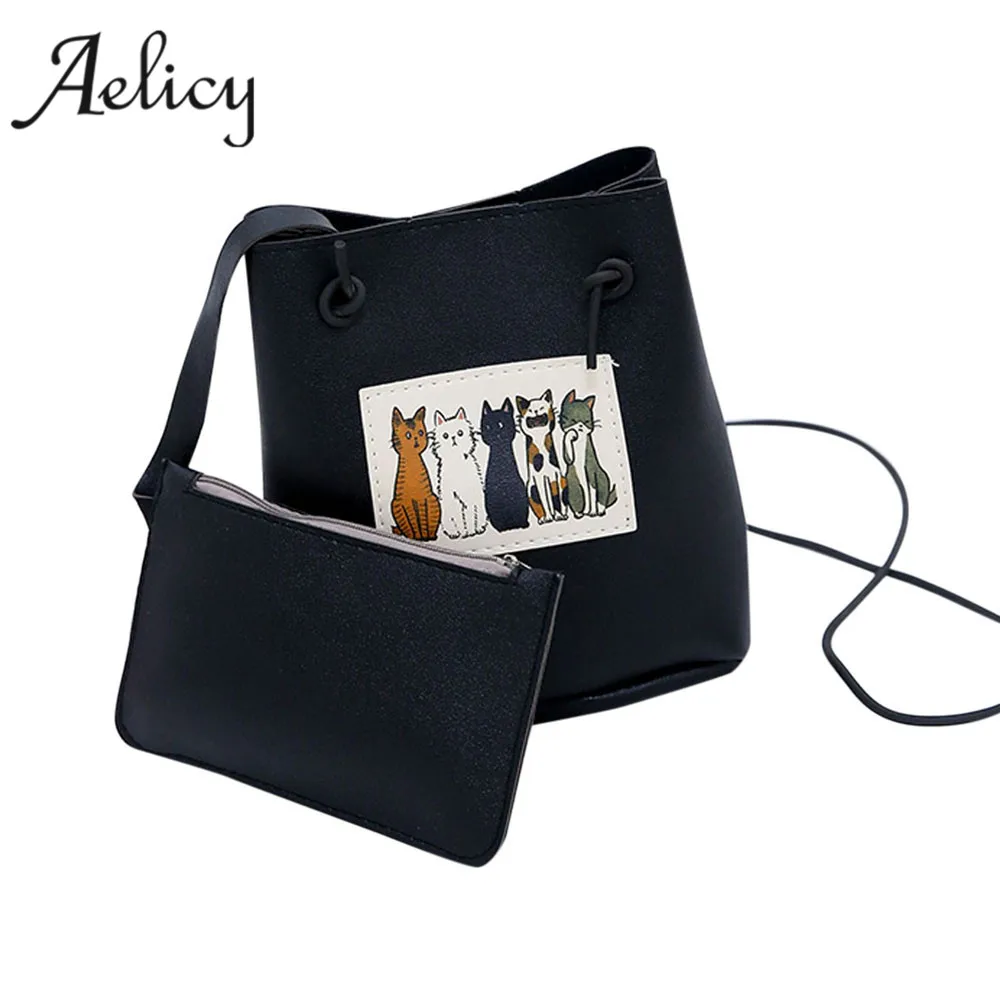 Женские сумки Aelicy мягкие через плечо из искусственной кожи 2 шт.|ladies hand bags|brand leather