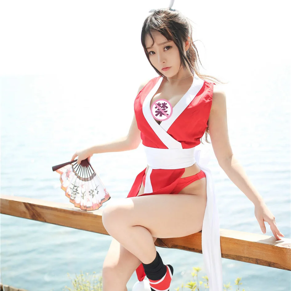 Аниме игра Король бойцов mai shiranui косплей сексуальная одежда полный комплект для
