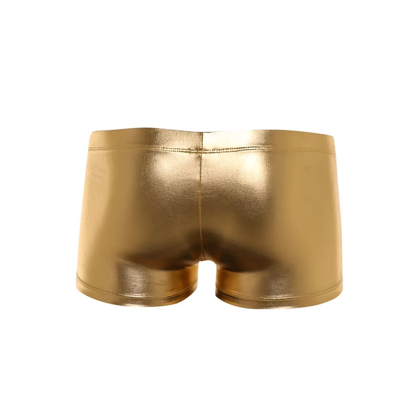 Мужские Пляжные Трусы из искусственной кожи боксеры шорты пляжные трусы четыре
