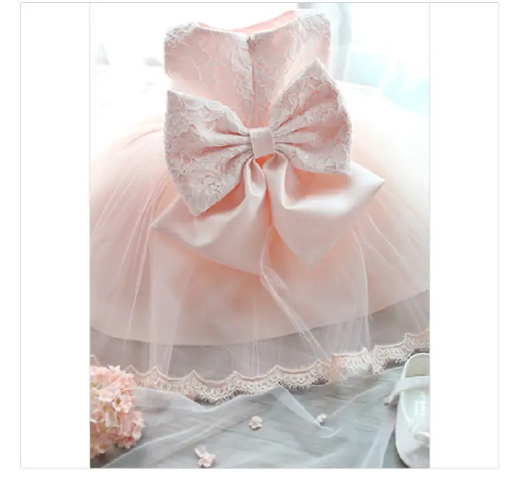 Chariming/детское нарядное свадебное платье для девочек кружевное фатиновое с бантом