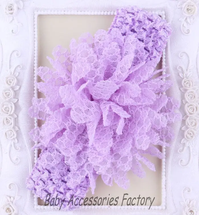 Boutiqe детские вязаные повязки с шифоновой сеткой тюлевые искусственные для волос