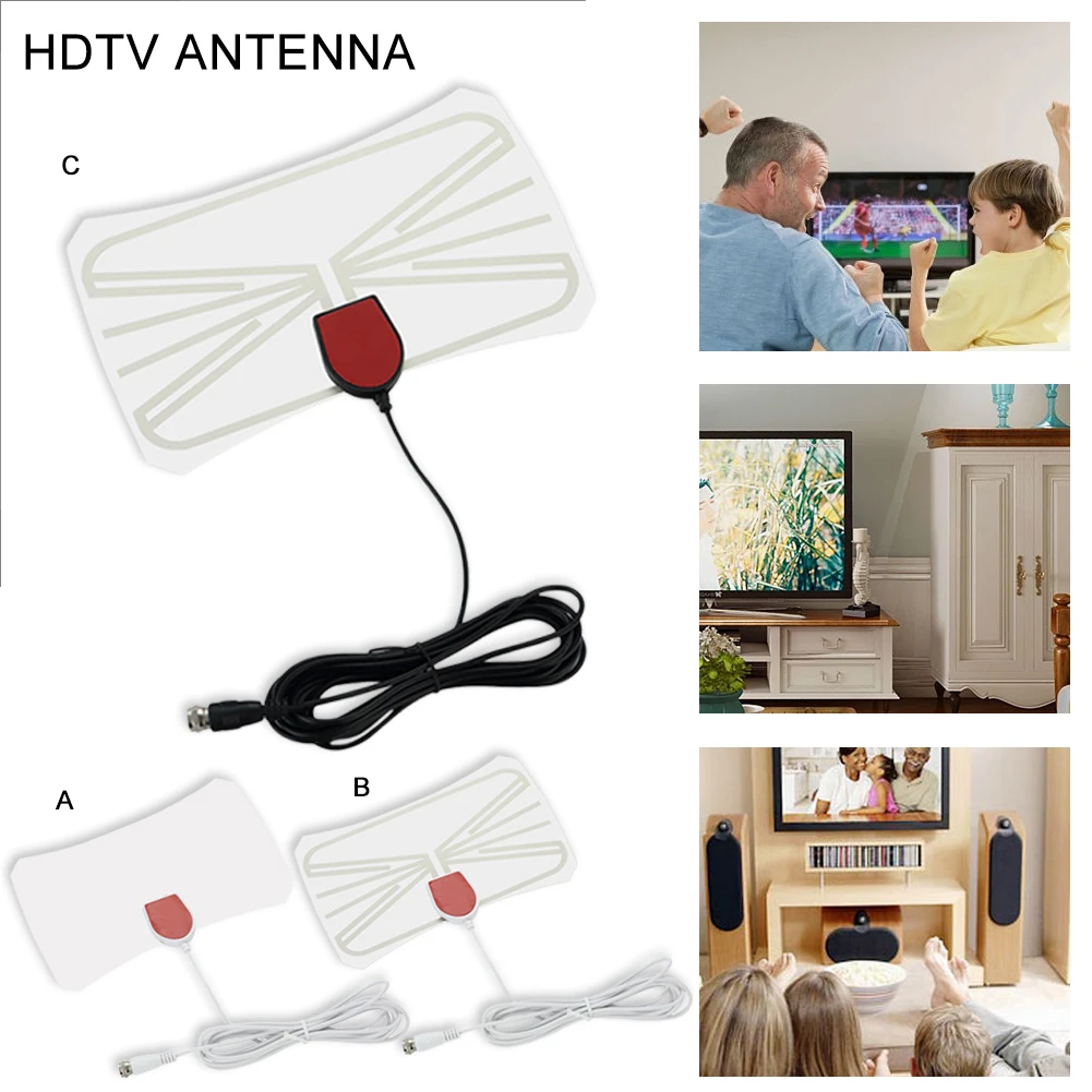 Спутниковый ТВ приемник Антенна цифрового ТВ усиленный Диапазон 80 милей 4 K HD VHF UHF Для Freeview для жизни местные каналы вещания