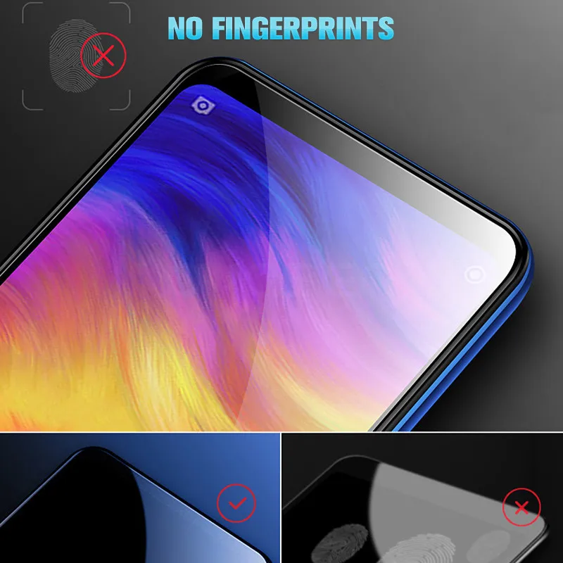Закаленное стекло 9H для Xiaomi Redmi Note 7 6 Pro Взрывозащищенная защита от синего света