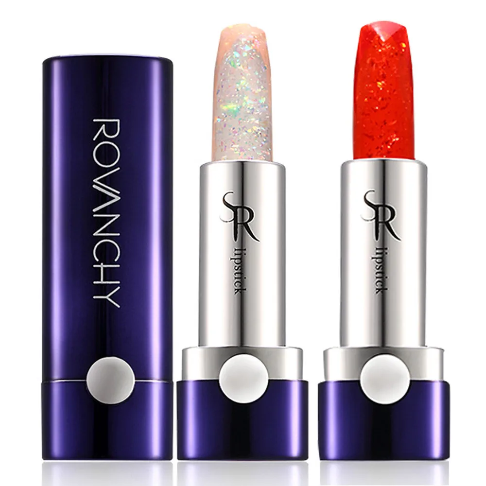 Модная красивая губная помада яркая кристальная Желейная волшебная меняющая