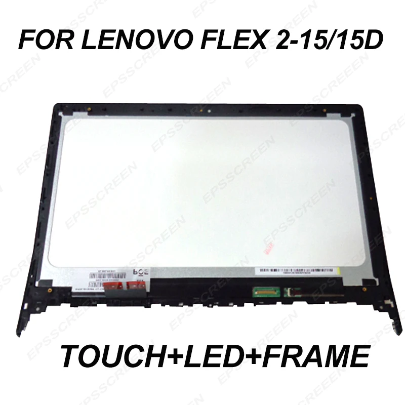 Замена 15 6 ''для Lenovo IdeaPad Flex 2-15 flex2-15D в сборе сенсорный экран + светодиодная
