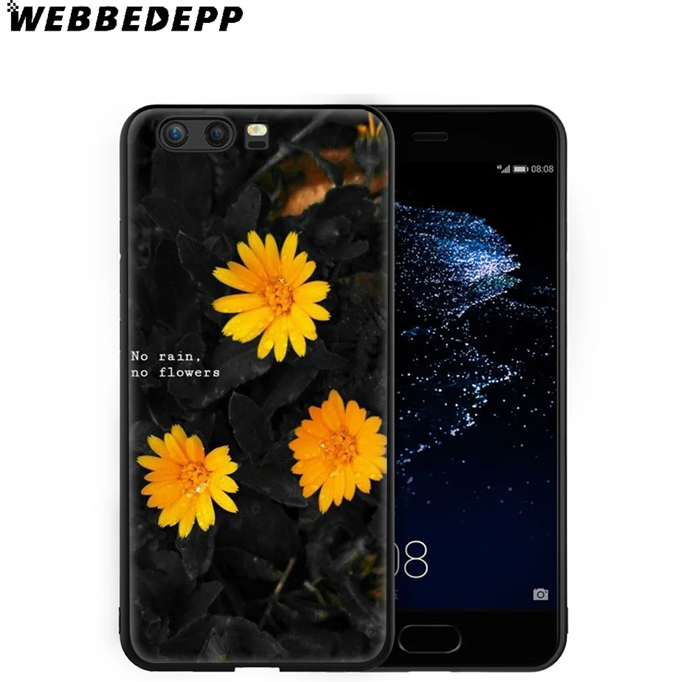 Эстетика желтый узор мягкий чехол для Huawei P8 P9 P10 P20 P30 Lite Pro P Smart Z Plus 2019 Y6 Prime 2018 2017 Mini |