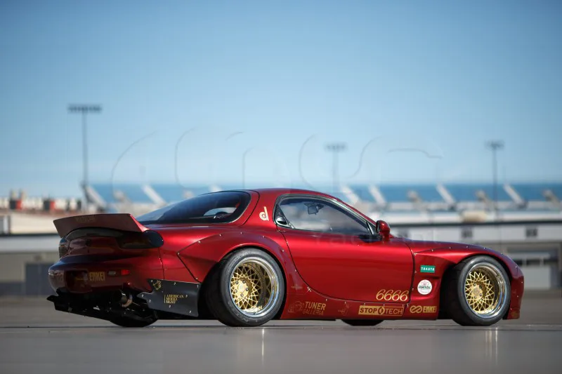 Боди из углеродного волокна и стеклопластика подходит для 92-97 RX7 FD3S RB V2 Стиль