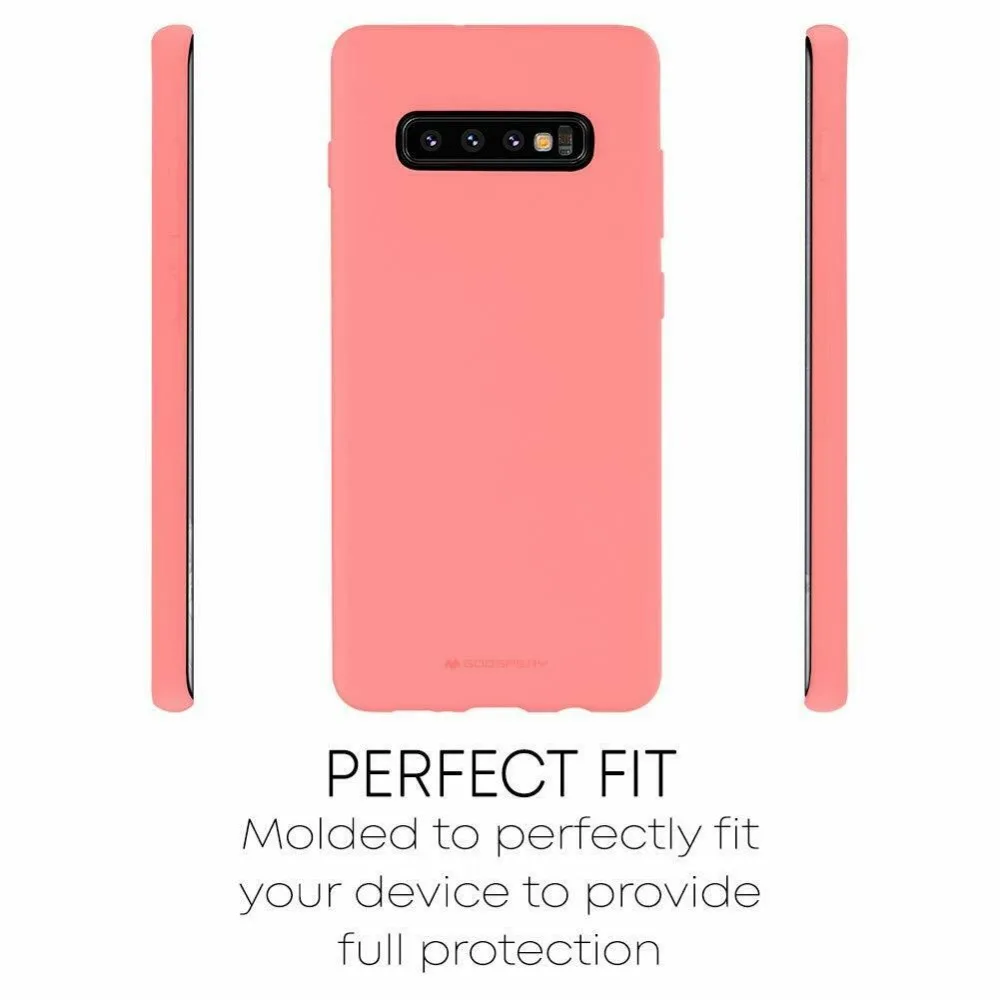 Mercury Goospery мягкая на ощупь желе матовой резины чехол для samsung Galaxy S10 S10 плюс S10e