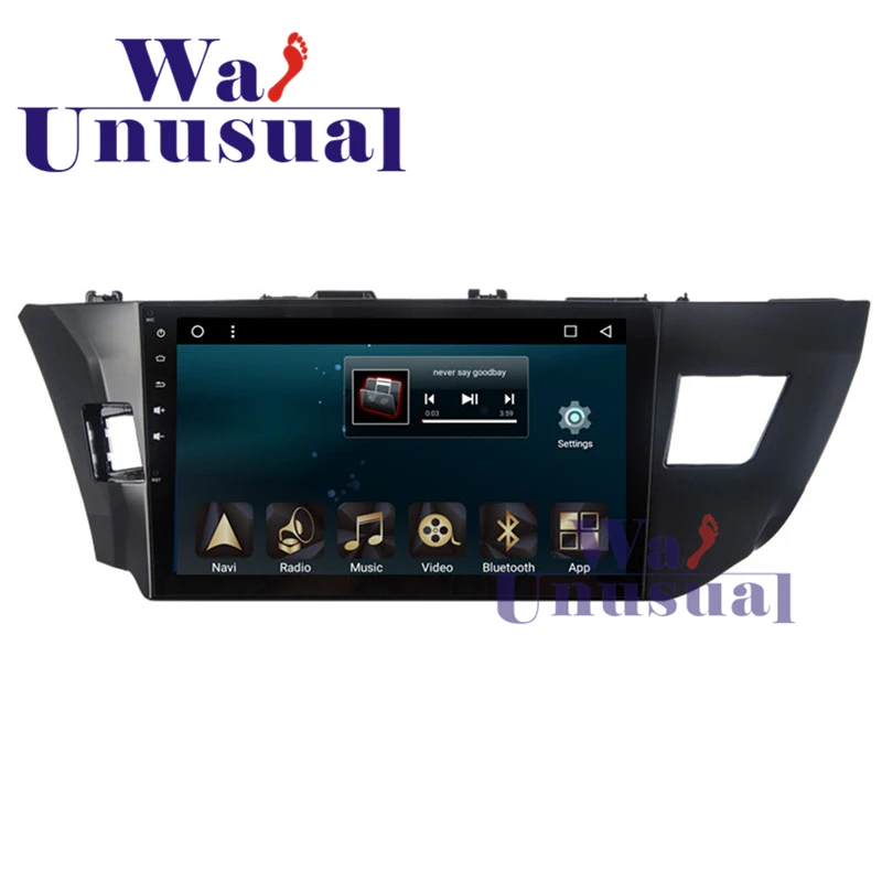 

WANUSUAL 10.1" Quad Core 32G 2G RAM Android 6.0 GPS Navigation Radio Player for Toyota Levin 2014 With BT WIFI 3G 1024*600 Maps
