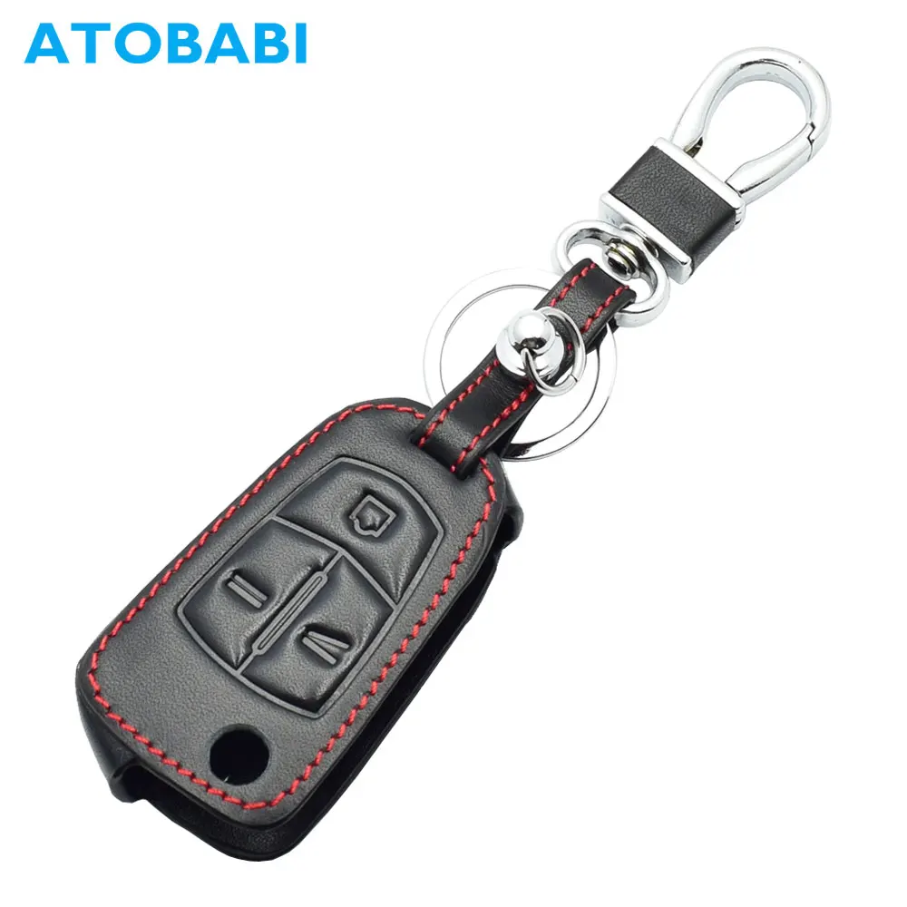 Кожаный чехол для ключей автомобиля для Opel Antara Chevrolet Captiva складной пульт дистанционного управления Fob оболочка крышка брелок Защитная Сумка авто аксессуары