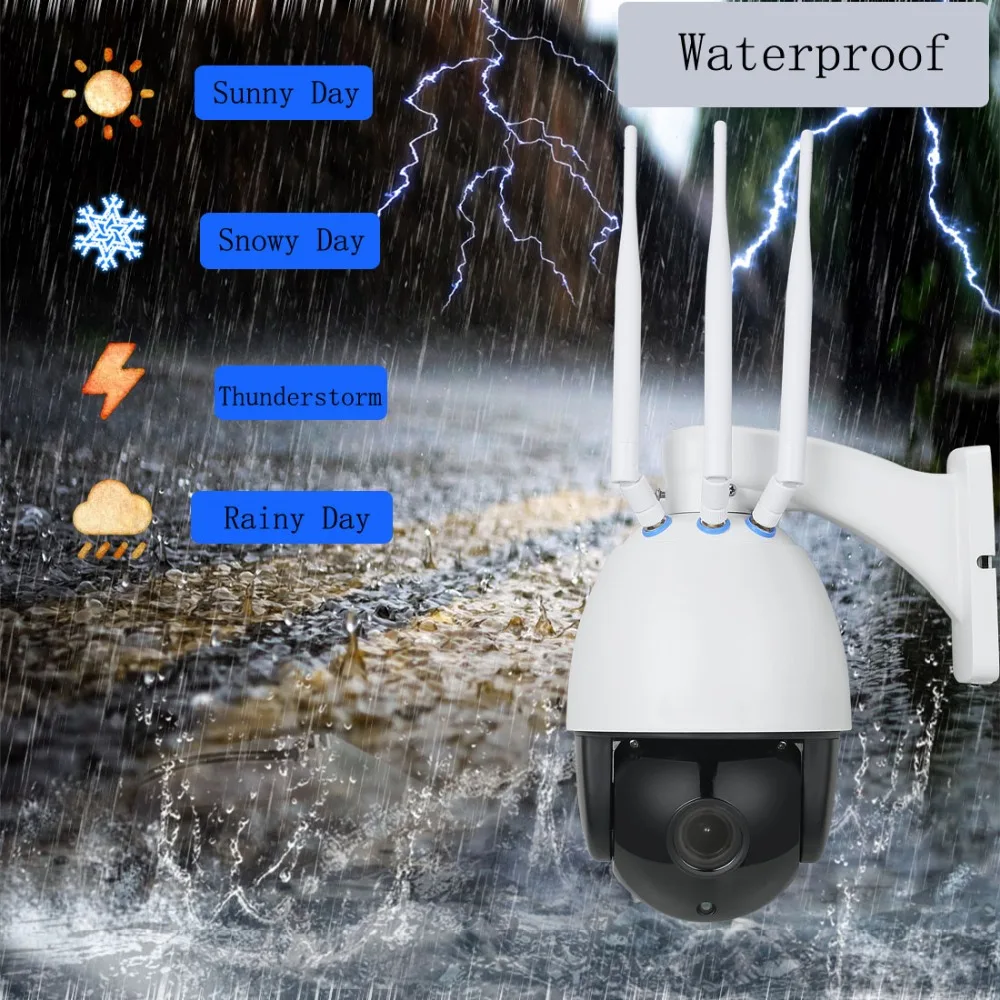 Камера для наружной двери, 4G, sim-карта, HD 1080 P, 5X зум, купольная ip-камера, ночное ИК, 60 м, CCTV Cam, TF карта, двухсторонняя аудио DHL