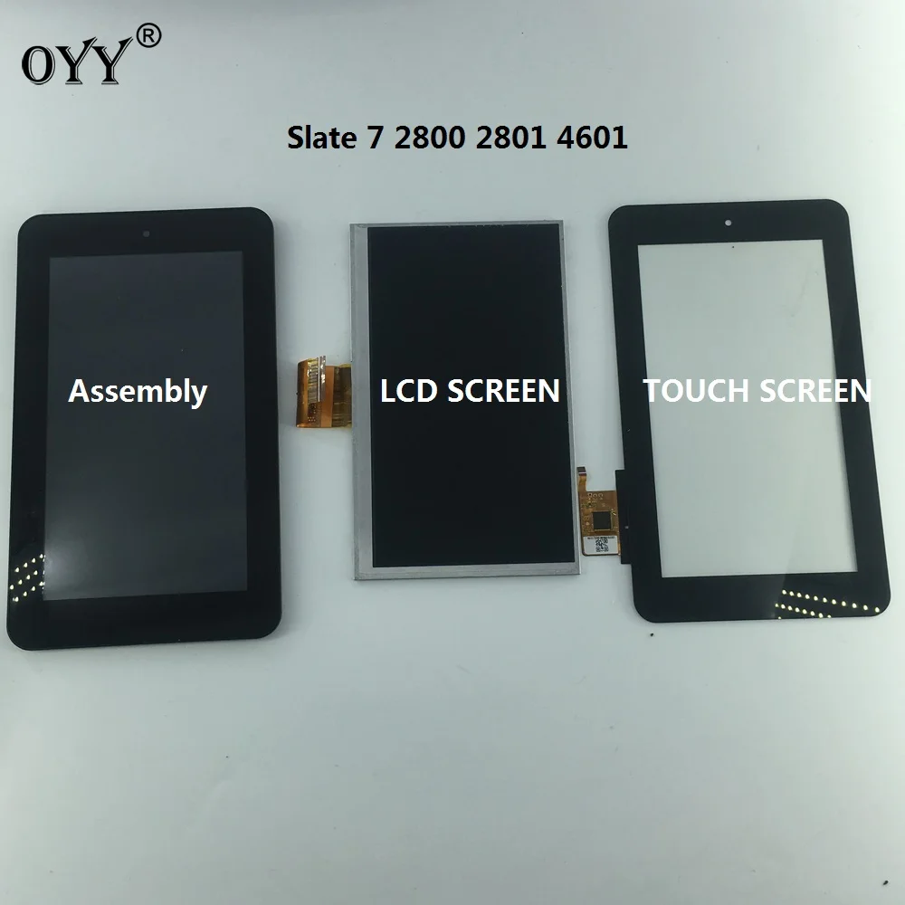 ЖК экран CLAA070NQ01 CLAA070 NQ01 детали для замены HP Slate 7 2800 2801 4601|touch screen digitizer|touch digitizer