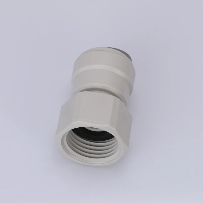Фото 1/2 "NPT Female Thread 1/2'' OD Tube RO быстрый соединитель для воды прямой плотный 1/2 "NPT Female Thread 1/2'' OD Tube RO быстрый соединитель для воды прямой плотный