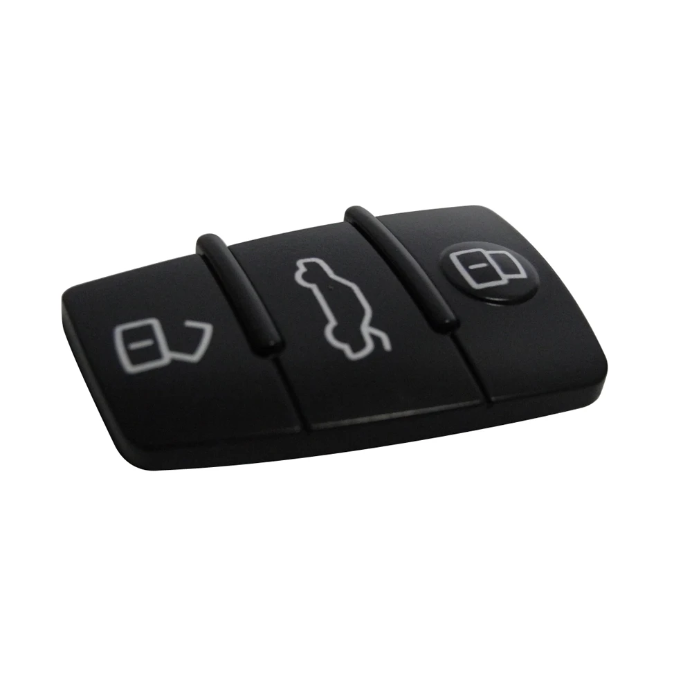 

3 кнопки Замена прокладка резиновая дистанционный брелок для Audi A3 A4 A5 A6 A8 Q5 Q7 TT S LINE RS Бесплатная доставка