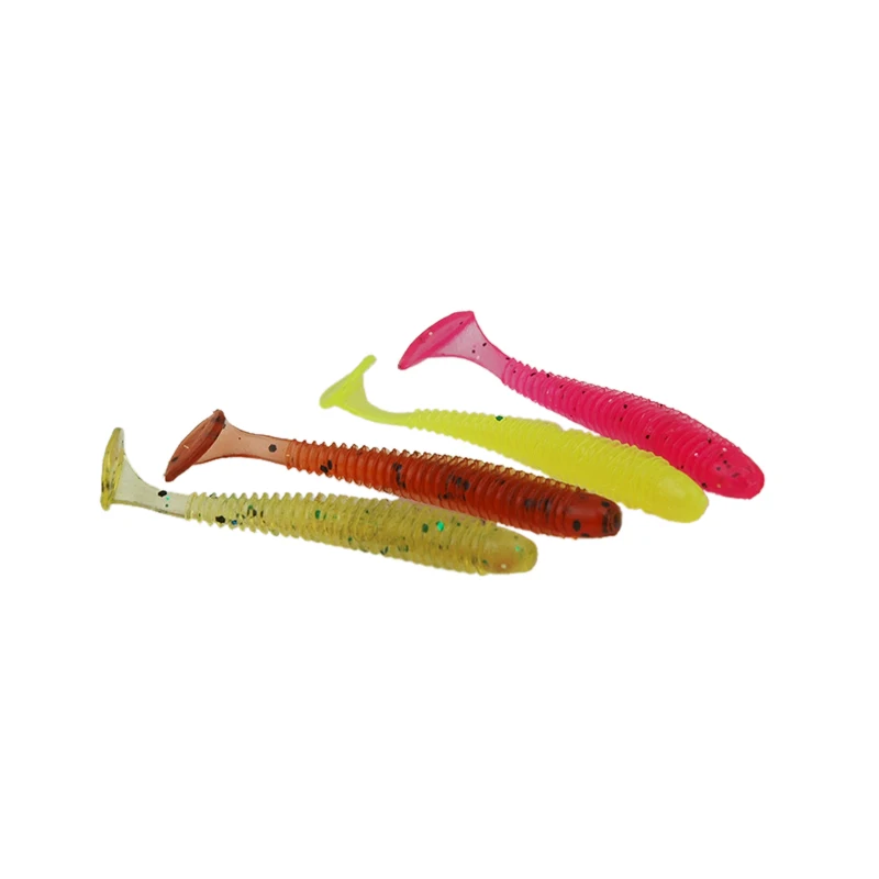 100 шт. 0.6 г/5 см мягкие приманки ul Рыбалка червь Swimbaits приманка Fly приманку PESCA