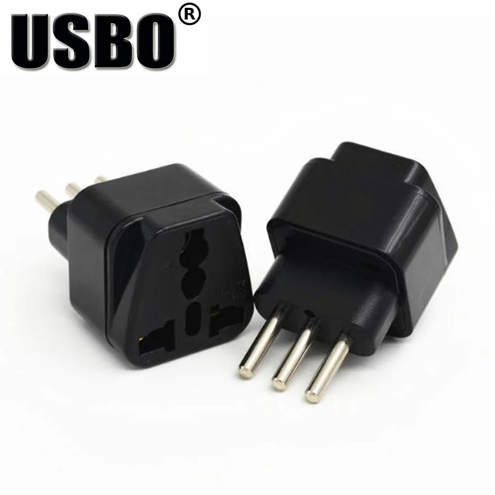 Supply Black white 10A 250V Italy universal travel adaptor plug AU/UK/US/EU to Uruguay power Adaptor socket convertor | Электроника