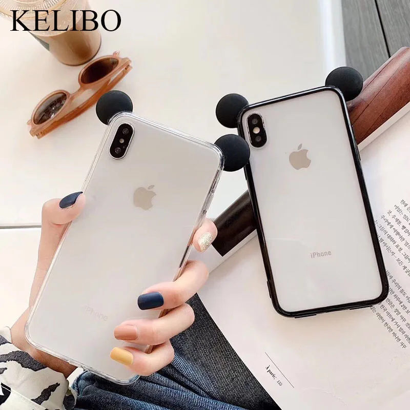 3D чехол с милыми пандами для телефона iPhone 6 6s 7 8 Plus X XR XS Max Прозрачная мягкая задняя