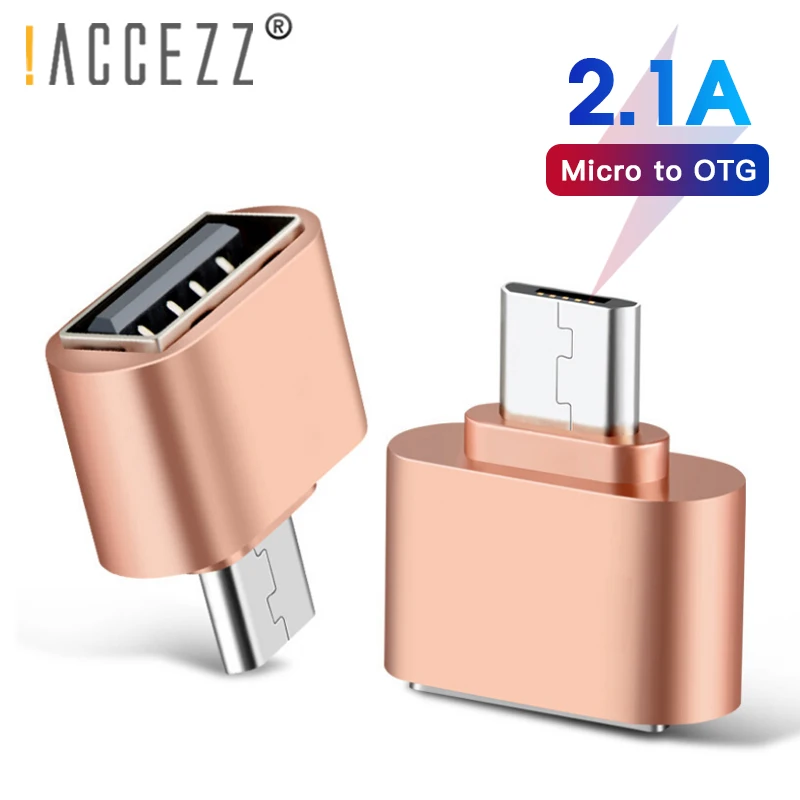 ! Адаптер ACCEZZ OTG Micro USB 2 0 коннектор для смартфонов Android Samsung Huawei LG мыши клавиатуры