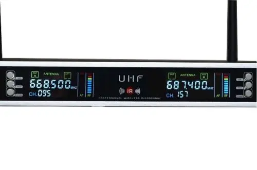 UHF Dual Beige Cordless Headworn Microphone microfone System bolymic | Электроника