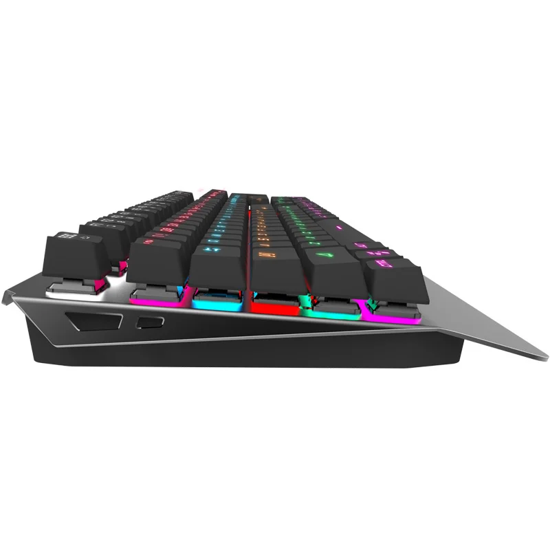 Delux KM06 Проводная игровая механическая клавиатура 104 стандартных клавиш синий