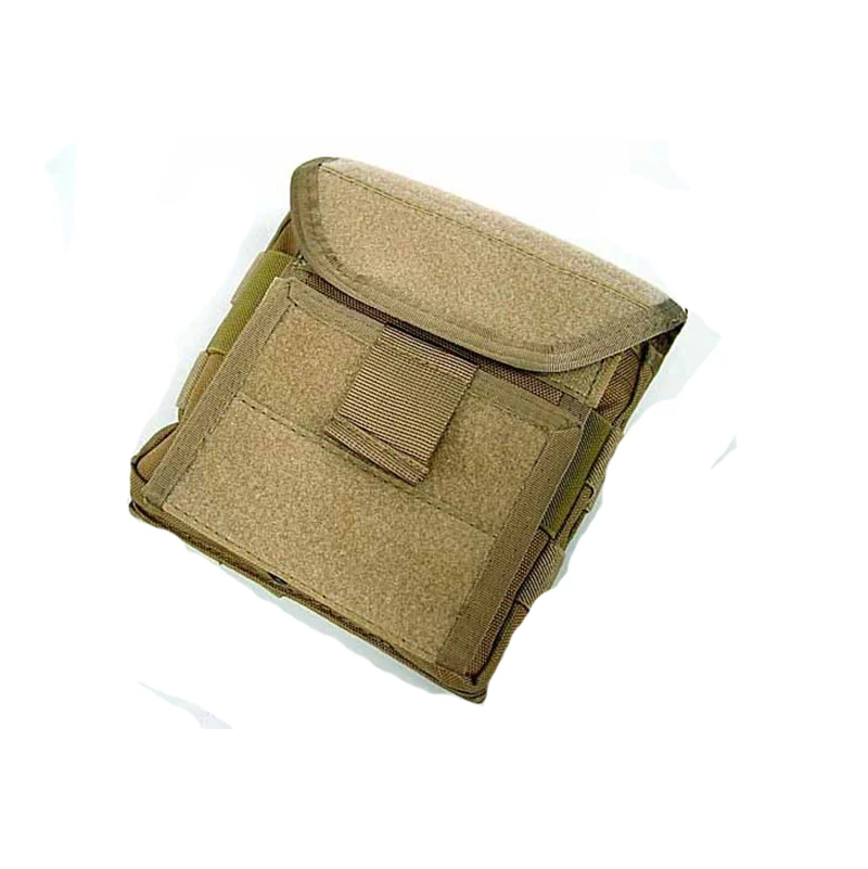 Sand 1000D нейлон Molle тактический Admin Журнал хранения мешок военный тактический фонарик Многокамерный мешок для жилет боевые шестерни - Цвет: Sand