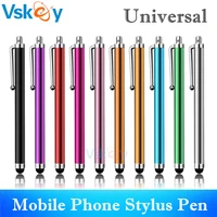 vskey 10pcs universal capacitive stylus pen for iphone ipad samsung sony lg xiaomi huawei cellphone tablet pc mobile phone