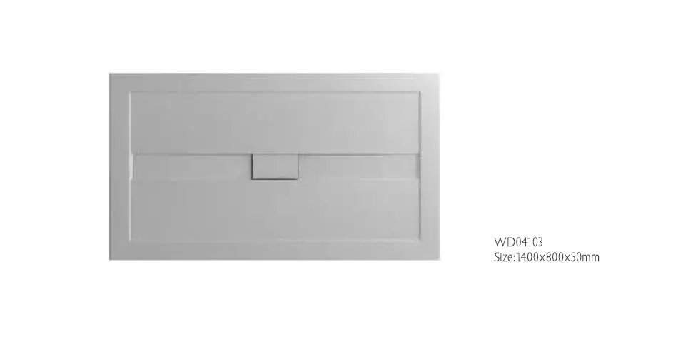 CUPC утвержденный Искусственный Каменный Корпус поднос для душа твердая