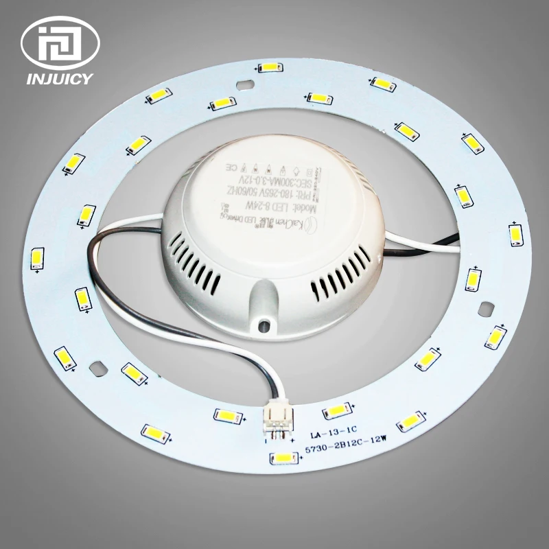 Светильник Потолочный в форме кольца SMD5730 110 36 Вт с Драйвером|Светодиодные лампы и