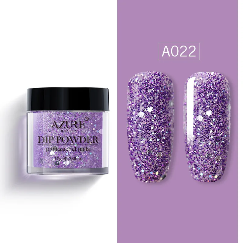 Пудра для ногтей Azure Beauty блестящая пудра с матовым эффектом блестящий градиент